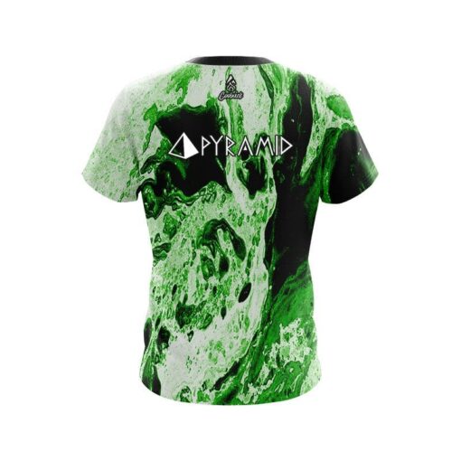 Pyramid Marble Green CoolWick Bowling Jersey - Image 2