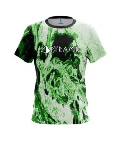Pyramid Marble Green CoolWick Bowling Jersey