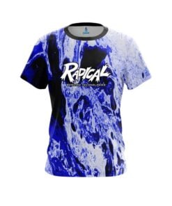 Radical Marble Blue CoolWick Bowling Jersey