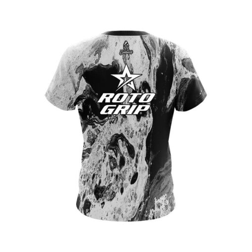 Roto Grip Marble Black CoolWick Bowling Jersey - Image 2