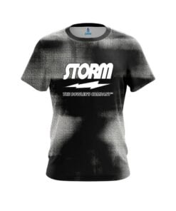 Storm Canvas Black CoolWick Bowling Jersey