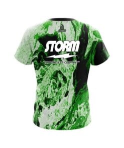 Alternative view of Storm Marble Green CoolWick Bowling Jersey