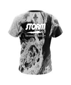 Alternative view of Storm Marble Black CoolWick Black Bowling Jersey