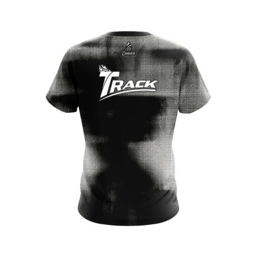 Track Canvas Black CoolWick Bowling Jersey - Image 2