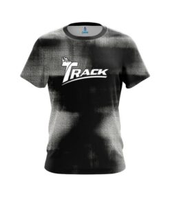 Track Canvas Black CoolWick Bowling Jersey