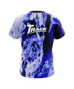 Alternative view of Track Marble Blue CoolWick Bowling Jersey