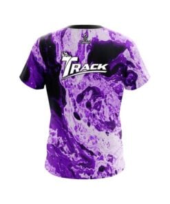 Alternative view of Track Purple Marble CoolWick Bowling Jersey