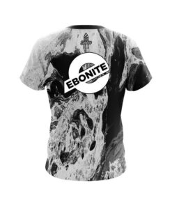 Alternative view of Ebonite Marble Black CoolWick Bowling Jersey