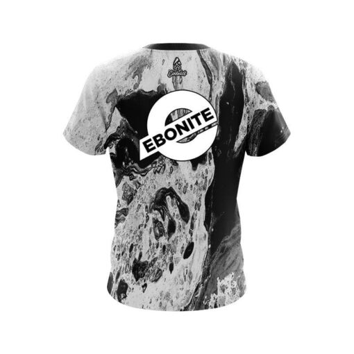 Ebonite Marble Black CoolWick Bowling Jersey - Image 2