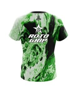 Alternative view of Roto Grip Marble Green CoolWick Bowling Jersey