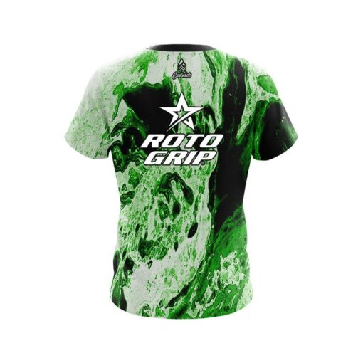 Roto Grip Marble Green CoolWick Bowling Jersey - Image 2