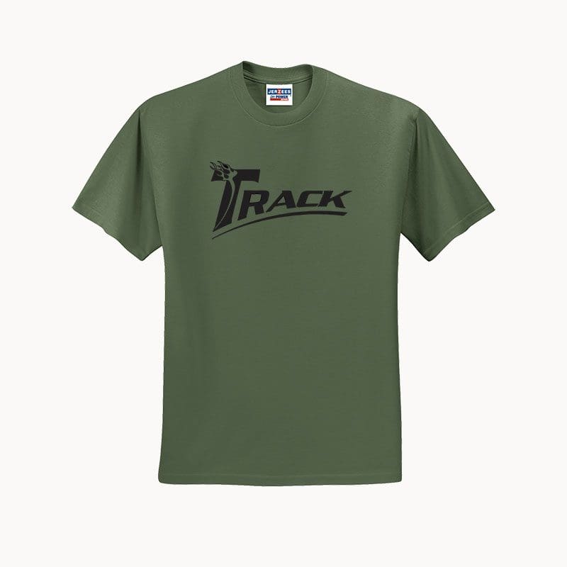 Track Men's Fatigue Green Bowling T-Shirt