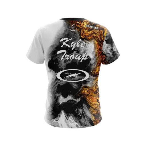 Kyle Troup Gold Fish CoolWick Bowling Jersey - Image 2