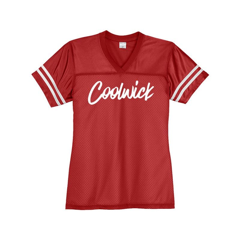 Coolwick Womens Red Replica Sport Jersey