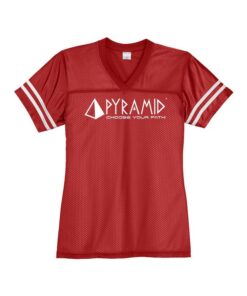 Coolwick Womens Red Pyramid Replica Sport Jersey