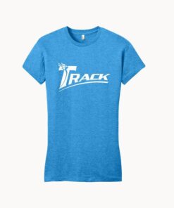 Track Women's Bright Turquoise White Bowling T-Shirt