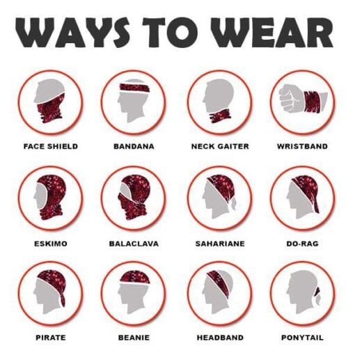 Black Widow Web CoolWick Head Gear Mask All-In-1 - Image 2