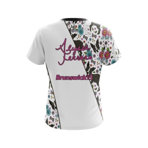 Brunswick Alyssa Ferraro Terrier CoolWick Bowling Jersey - Image 2
