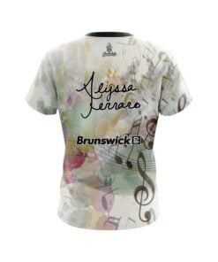 Alternative view of Brunswick Alyssa Ferraro Music Notes CoolWick Bowling Jersey