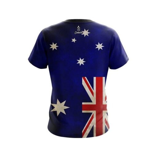 Plain Australian Flag  CoolWick Bowling Jersey - Image 2