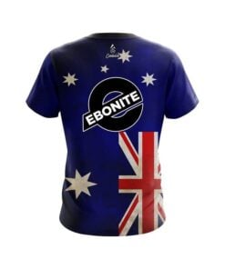 Alternative view of Ebonite Australian Flag  CoolWick Bowling Jersey