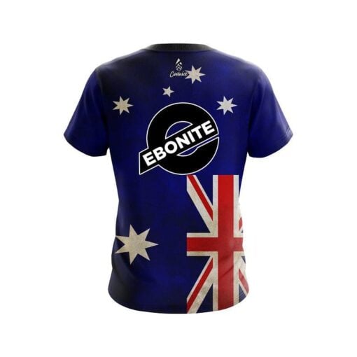 Ebonite Australian Flag  CoolWick Bowling Jersey - Image 2