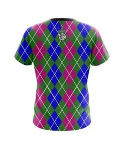 Alternative view of Will Geter Kings Court Argyle Blue CoolWick Bowling Jersey