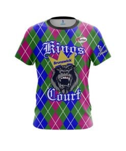 Will Geter Kings Court Argyle Blue CoolWick Bowling Jersey