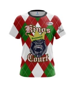 Will Geter Kings Court Argyle Red  CoolWick Bowling Jersey