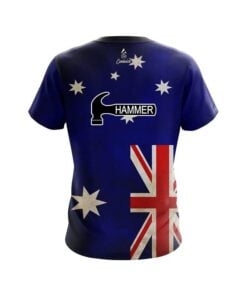 Alternative view of Hammer Australian Flag  CoolWick Bowling Jersey