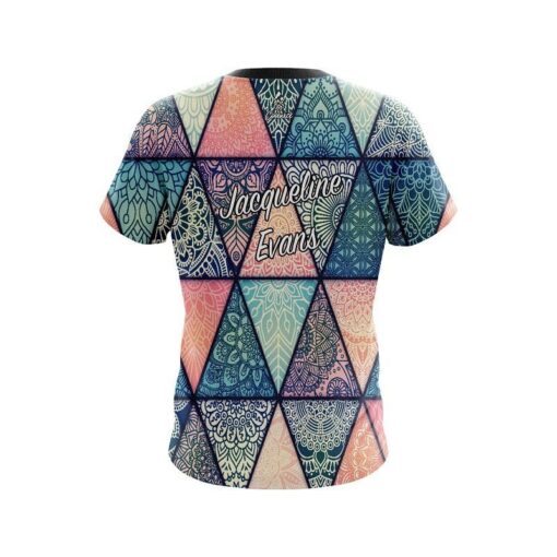 Jacqueline Evans Storm Mandalas CoolWick Bowling Jersey - Image 2