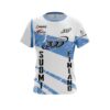 Osku Palermaa Columbia 300 White Blue Suomi Finland Replica CoolWick Bowling Jersey