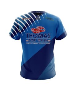 Alternative view of Matt Ogle DV8 Shredded Blue Replica CoolWick Bowling Jersey