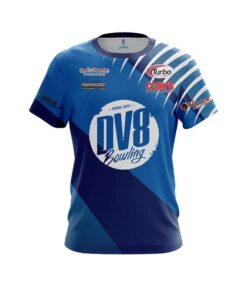 Matt Ogle DV8 Shredded Blue Replica CoolWick Bowling Jersey
