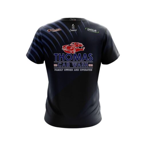 Matt Ogle DV8 Shredded Black Replica CoolWick Bowling Jersey - Image 2