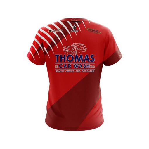 Matt Ogle DV8 Shredded Red Replica CoolWick Bowling Jersey - Image 2