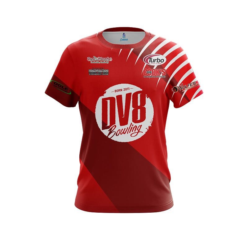 Matt Ogle DV8 Shredded Red Replica CoolWick Bowling Jersey