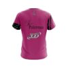 Osku Palermaa Columbia 300 Pink Black Suomi Finland Replica CoolWick Bowling Jersey - Image 2