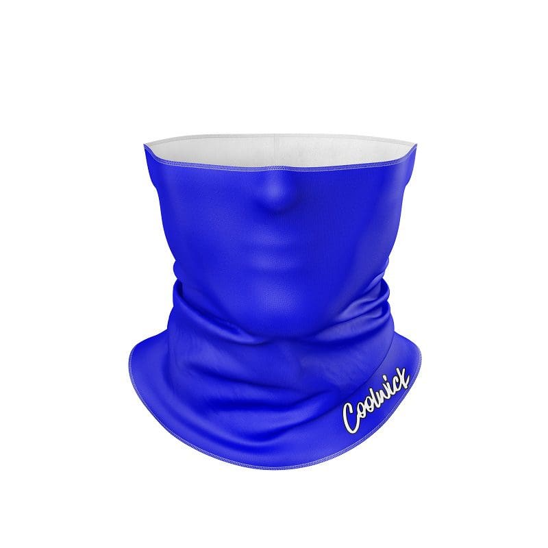 Plain Blue CoolWick Head Gear Mask All-In-1