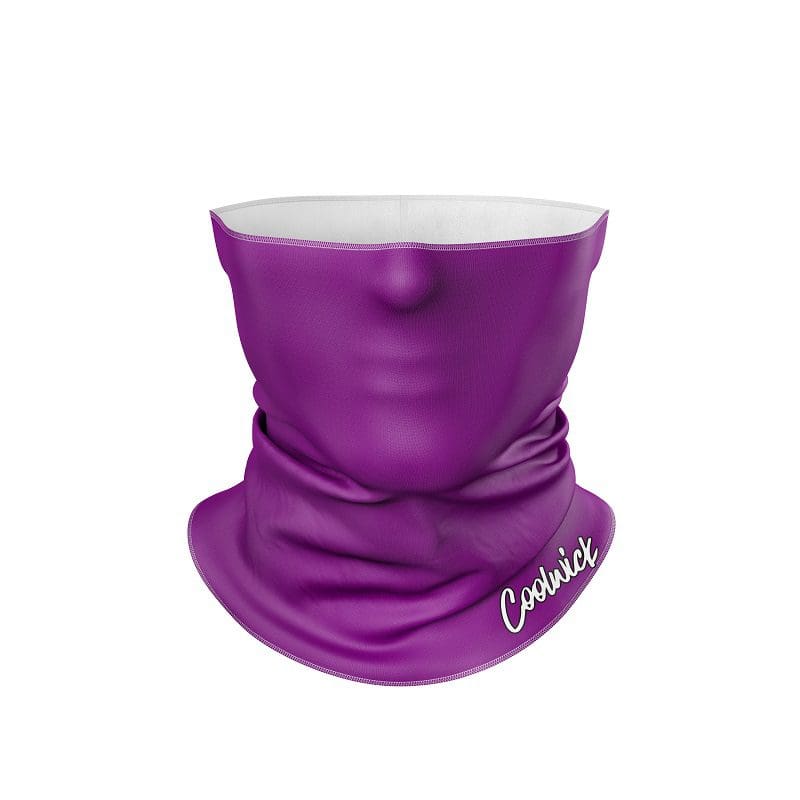 Plain Purple CoolWick Head Gear Mask All-In-1