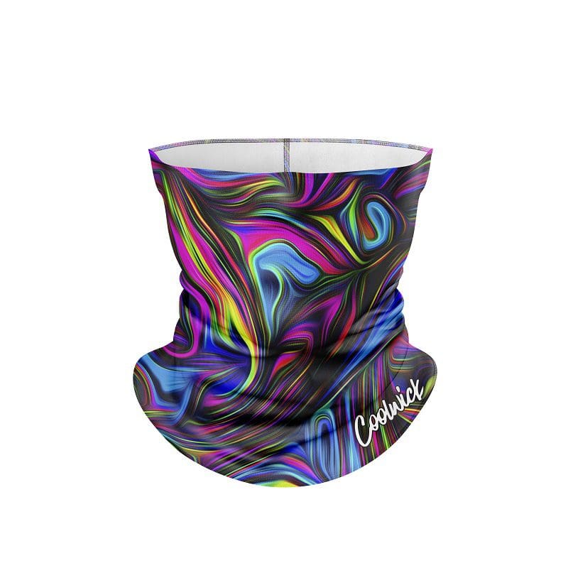 Psychedelic Swirl CoolWick Head Gear Mask All-In-1