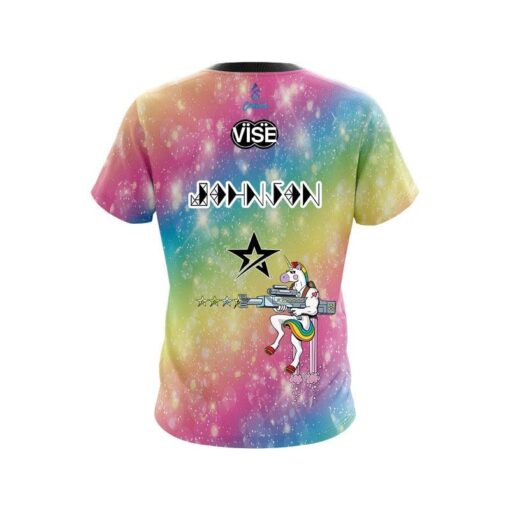 Stefanie Johnson Roto Grip RotoCorn Rainbow CoolWick Bowling Jersey - Image 2