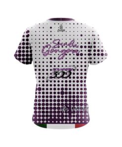 Alternative view of Columbia 300 Sandra Gongora Purple Polka Dot CoolWick Bowling Jersey