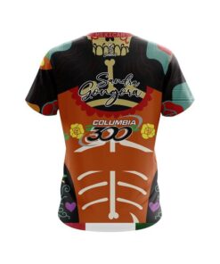 Alternative view of Columbia 300 Sandra Gongora Mexican Skeleton CoolWick Bowling Jersey