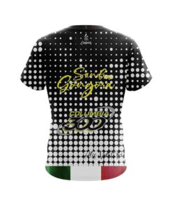 Alternative view of Columbia 300 Sandra Gongora Black with White Polka Dot CoolWick Bowling Jersey