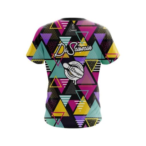 Sara DiScioscia 12 Bagger Triangles CoolWick Bowling Jersey - Image 2