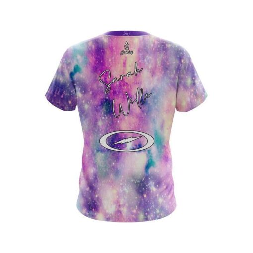 Sarah Wille Galaxy Unicorn CoolWick Bowling Jersey - Image 2