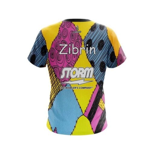 Stephanie Zibrin Nightmare of Patches CoolWick Bowling Jersey - Image 2
