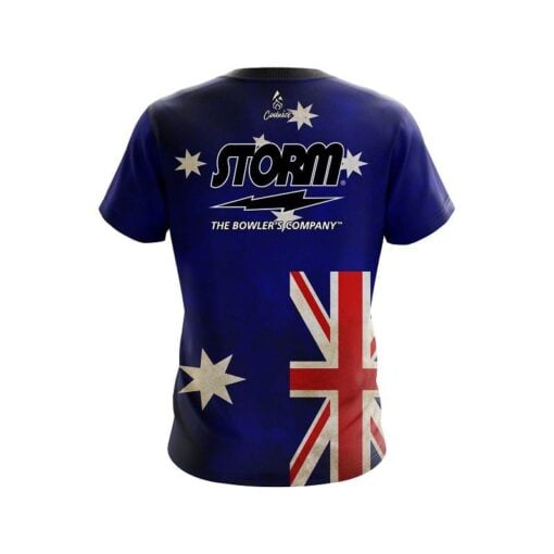 Storm Australian Flag  CoolWick Bowling Jersey - Image 2