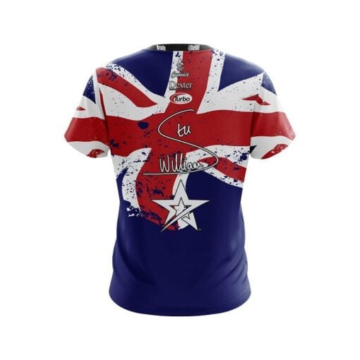 Roto Grip Stu Williams Union Jack CoolWick Bowling Jersey - Image 2